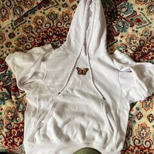 White Butterfly Sweatshirt/Pullover/Hoodie